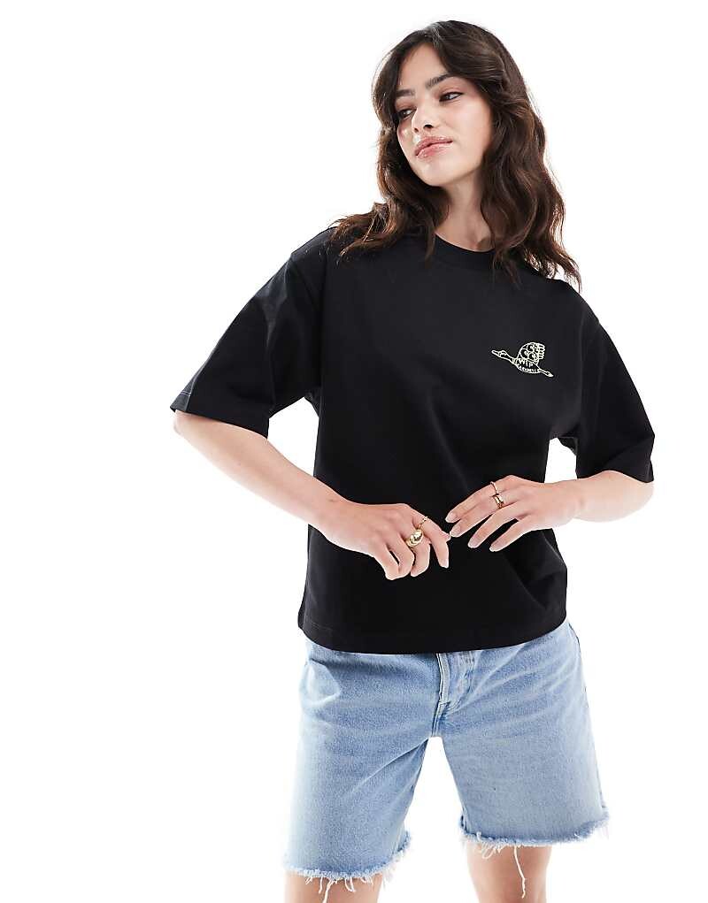 

Черная футболка свободного кроя Carhartt WIP – Kainosho – с рисунком