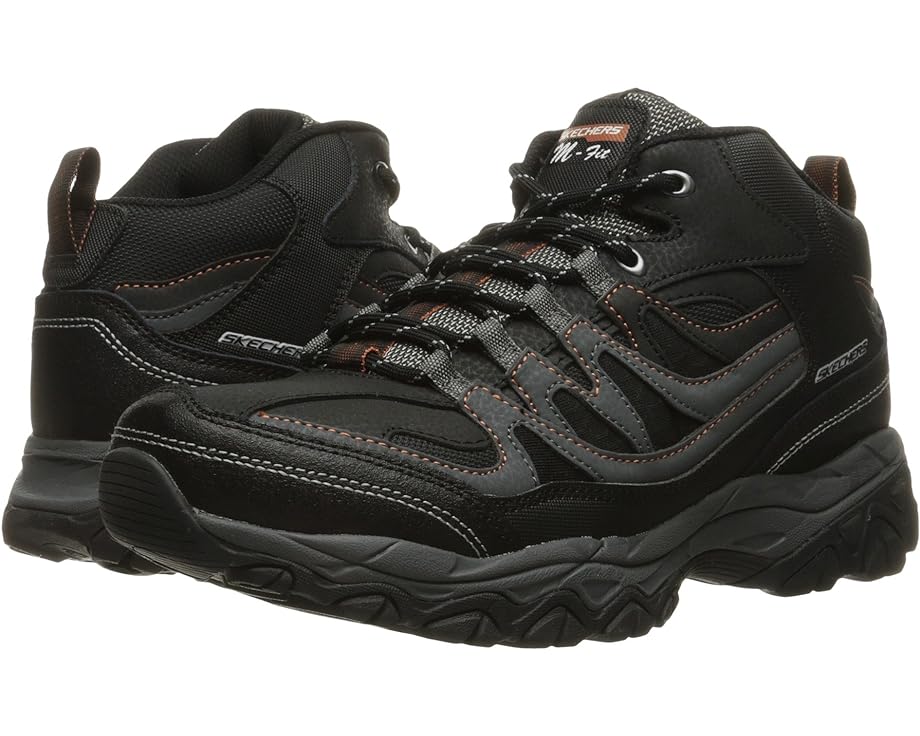 Походные ботинки SKECHERS Afterburn M. Fit Mid, цвет Black/Charcoal