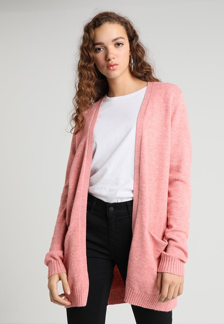 

Кардиган VILA VIRIL OPEN LS NOOS, цвет brandied apricot/melange