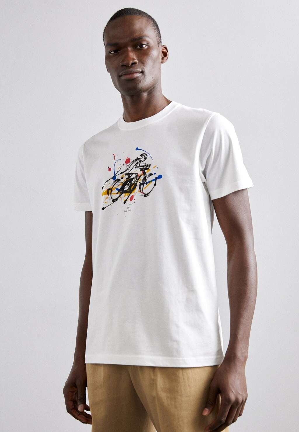 

Футболка с принтом PS Paul Smith, белый