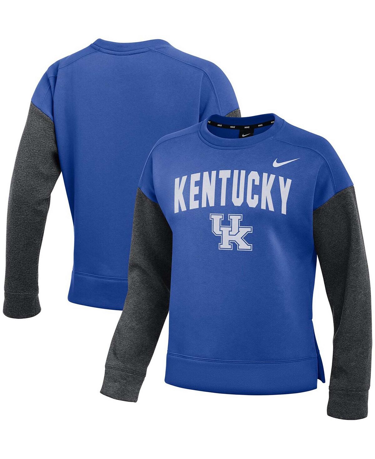 

Женский пуловер в стиле «долман» Royal, темно-серый Kentucky Wildcats Campus, свитшот Nike