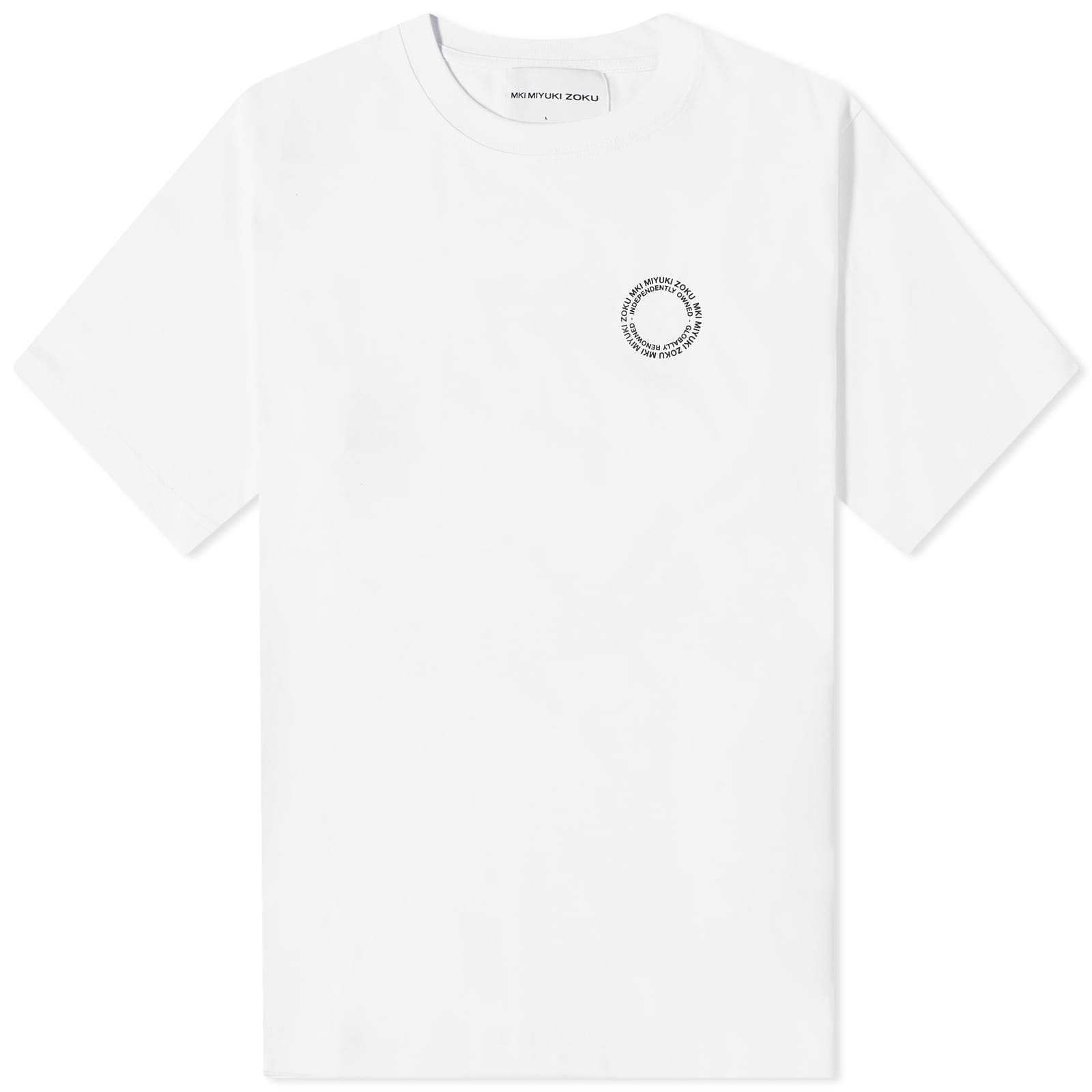 Футболка Mki Circle, белый футболка mki circle черный