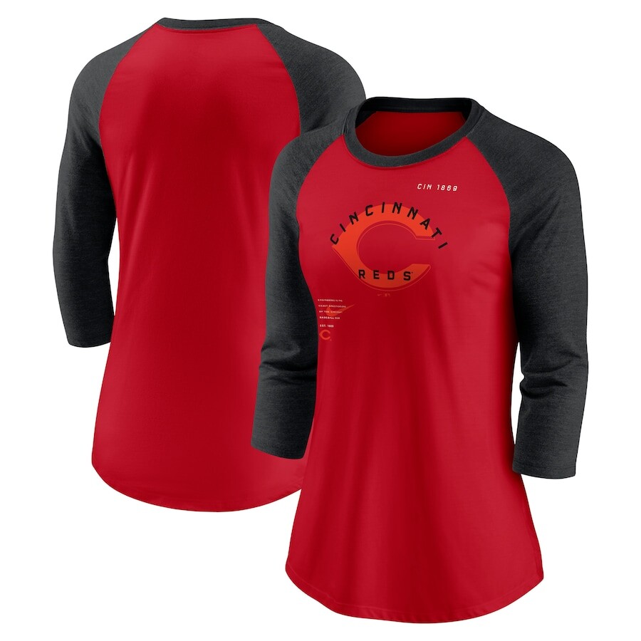 

Футболка с длинным рукавом Nike Cincinnati Reds, красный