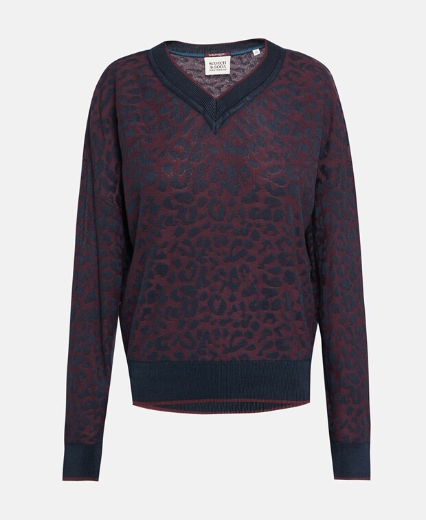 

Джемпер с длинными рукавами Scotch & Soda, красный