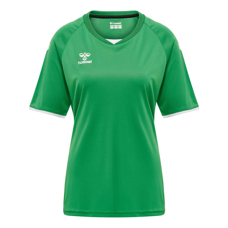 Женская волейбольная футболка Hmlcore Volley Tee Wo HUMMEL, цвет gruen цена и фото