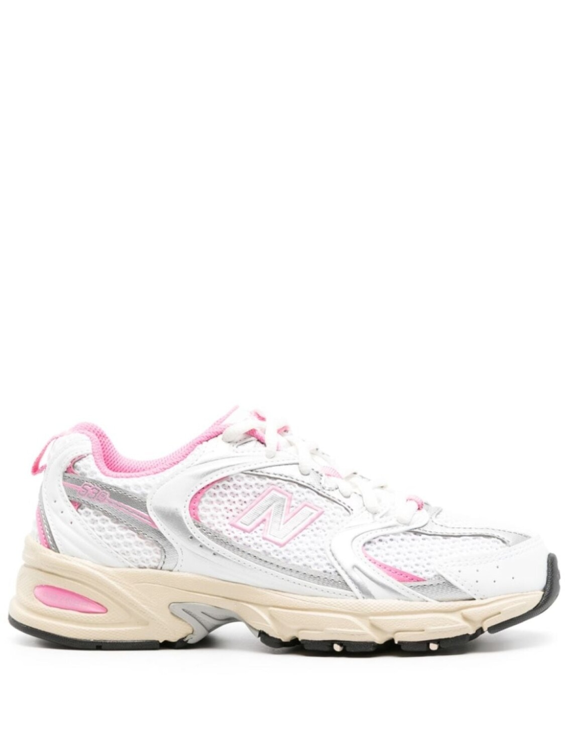

Кроссовки New Balance 530 Mesh, белый/розовый/серебристый