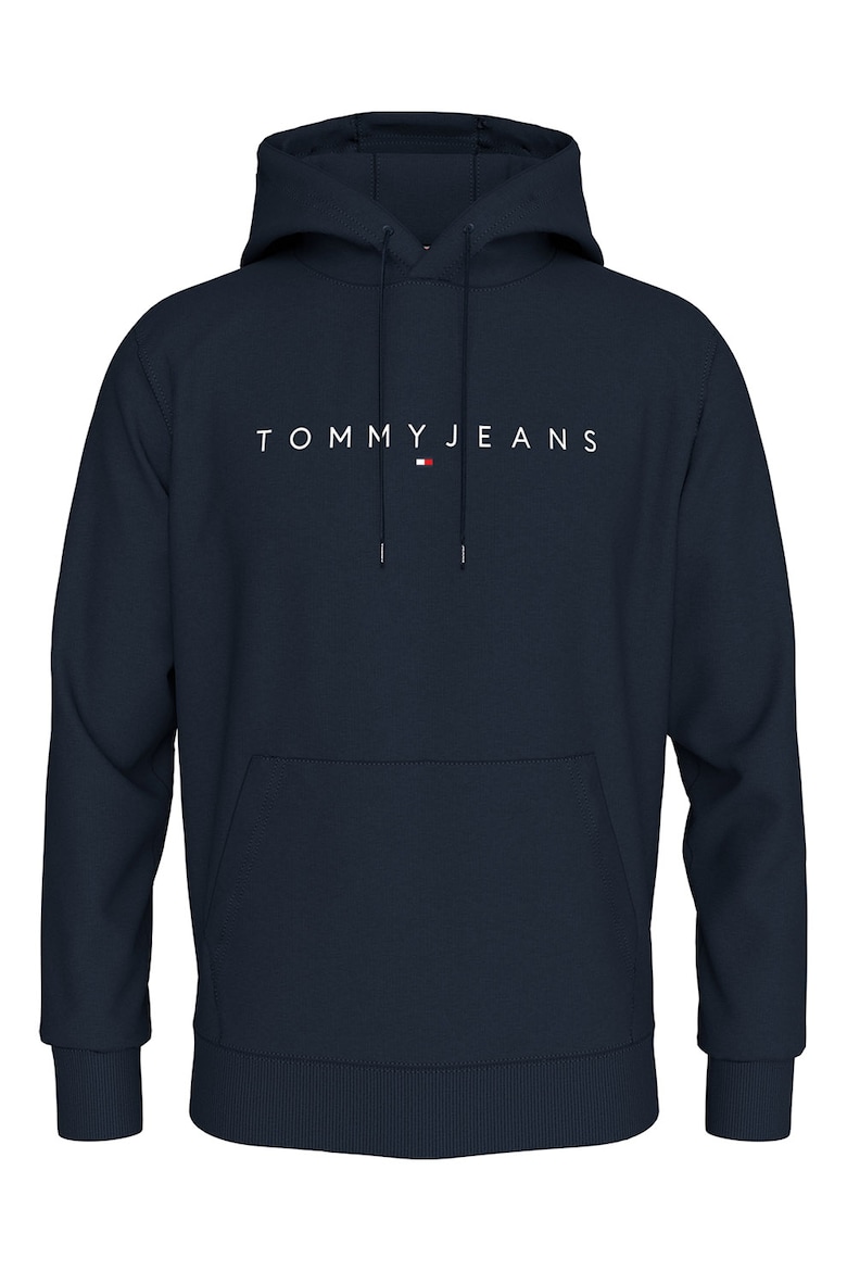 

Толстовка из органического хлопка с карманом-кенгуру Tommy Jeans, синий