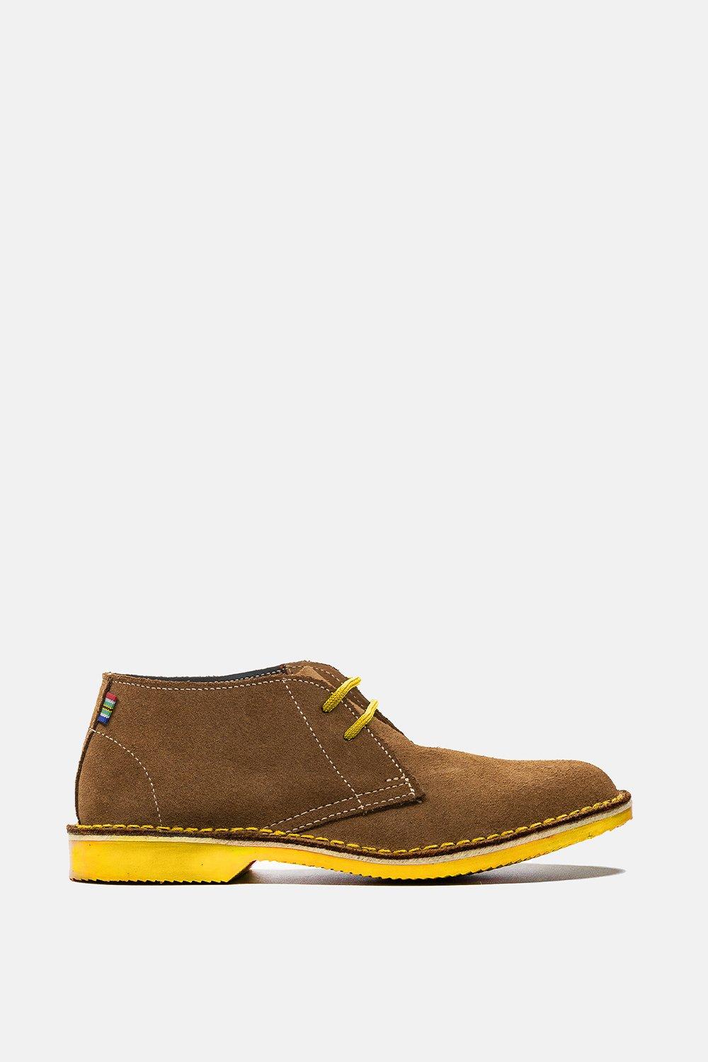 Замшевые ботинки дезерты Heritage Veldskoen Shoes, желтый