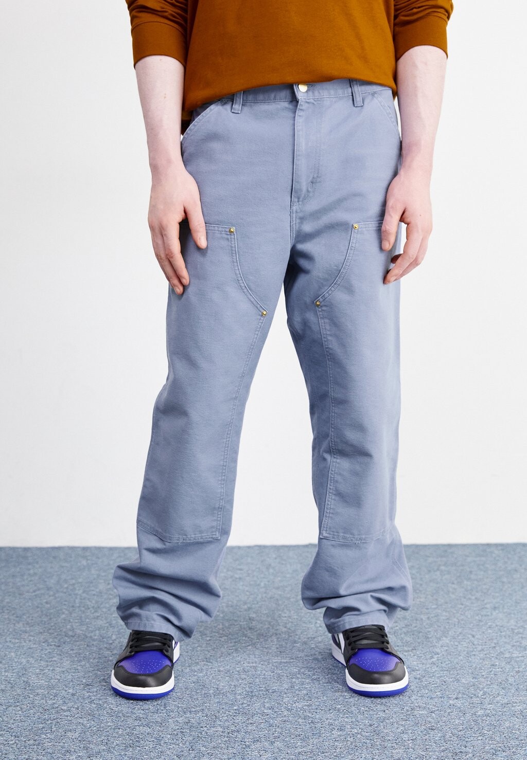 

Брюки Double Knee Pant Carhartt WIP, цвет bay blue