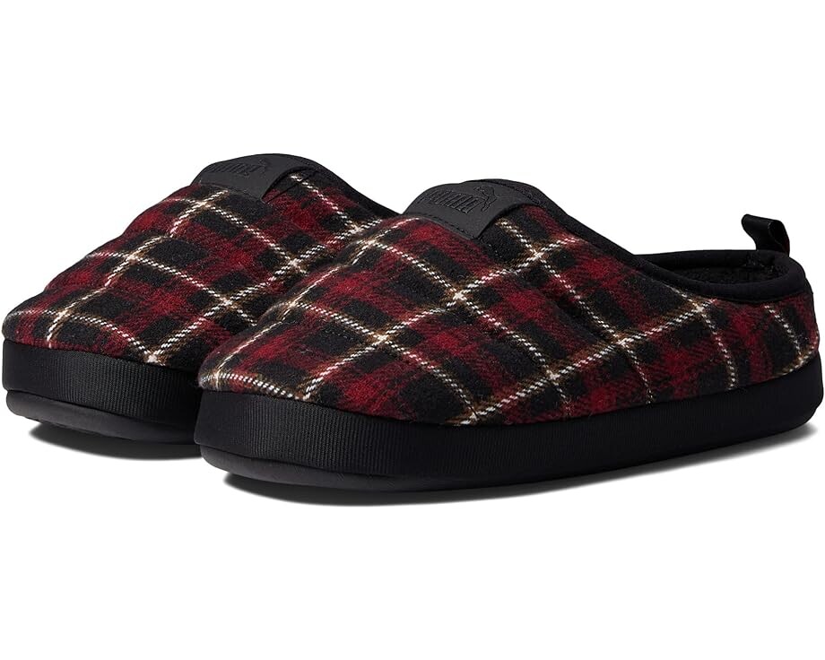 

Домашняя обувь Puma Scuff Flannel, цвет Urban Red/Puma Black