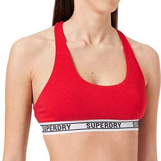 

Бюстгальтер Superdry Crop, красный