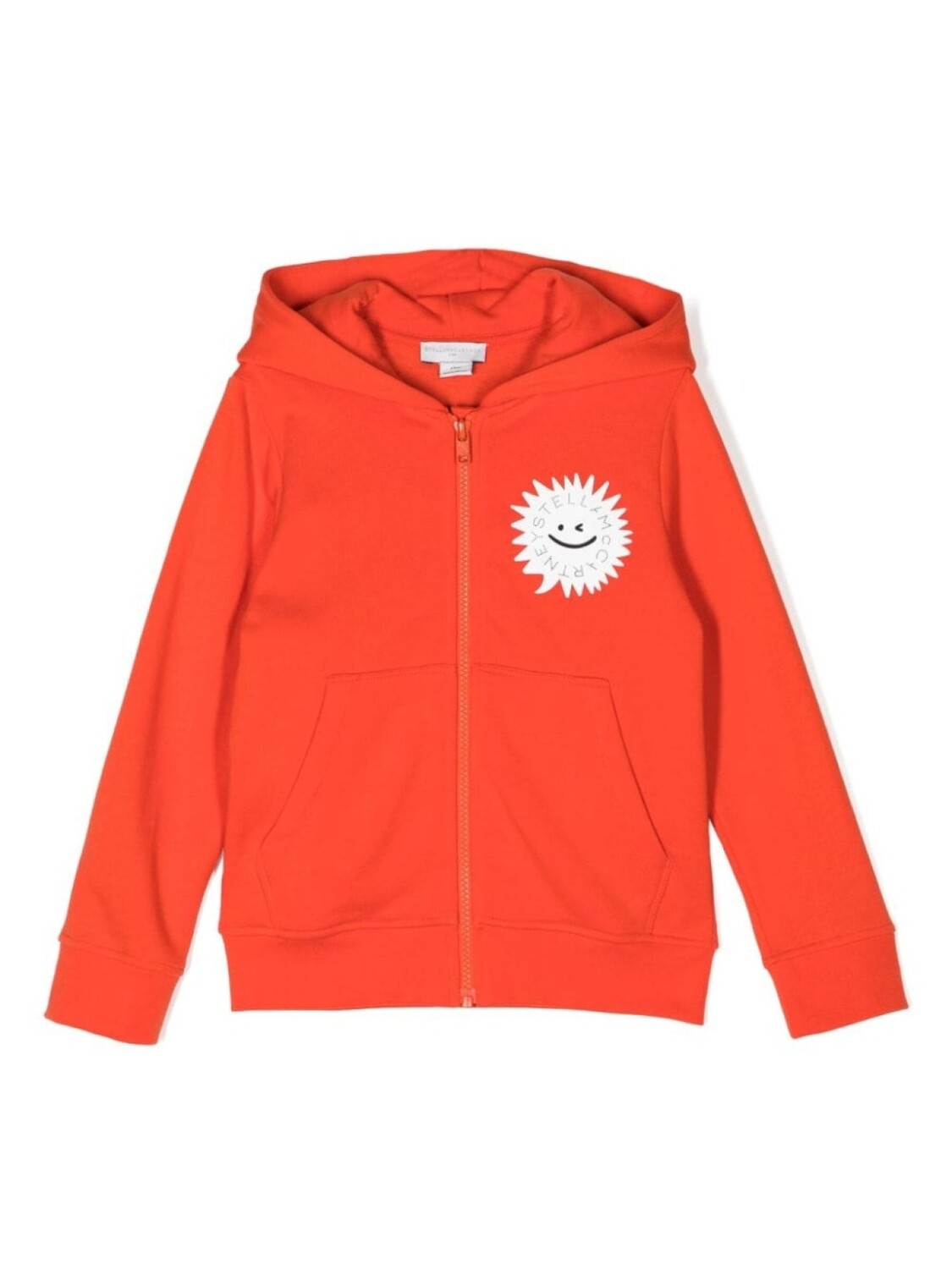 

Stella McCartney Kids худи Starburst Face, оранжевый