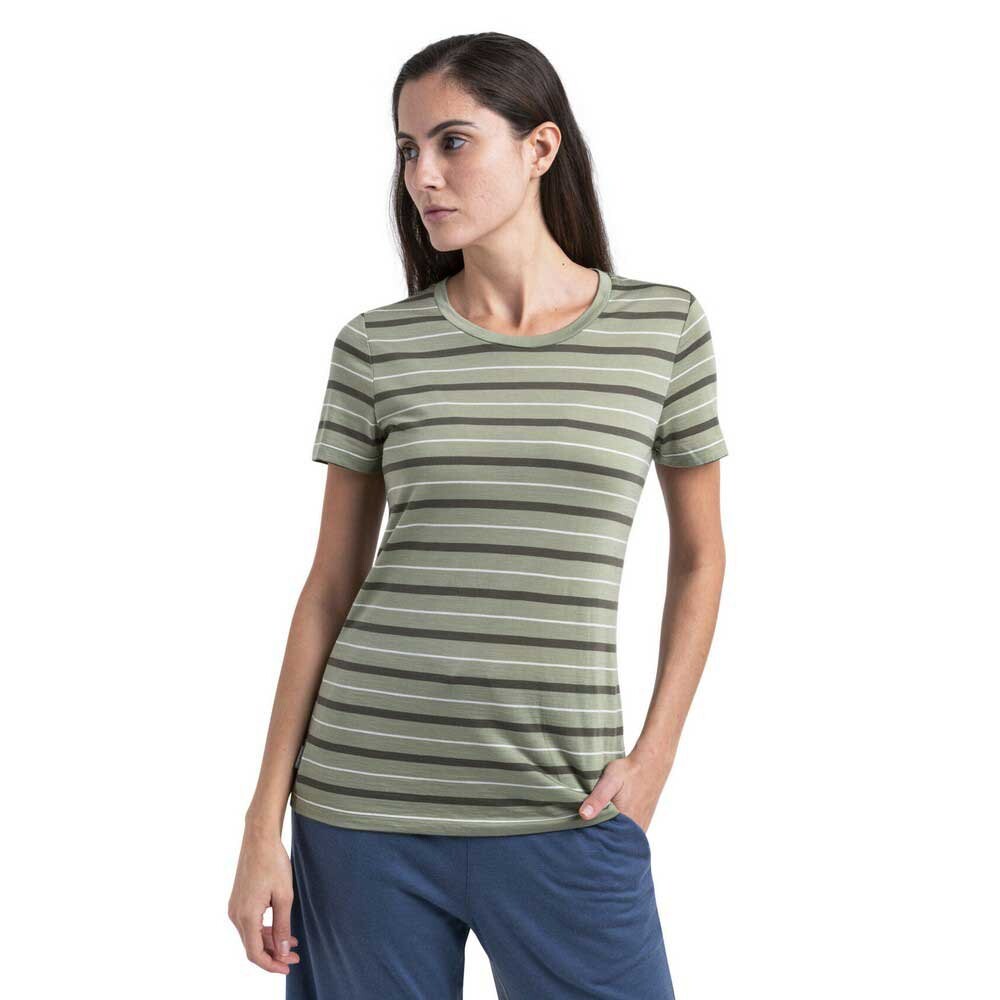 

Футболка с коротким рукавом Icebreaker Wave Stripe, зеленый