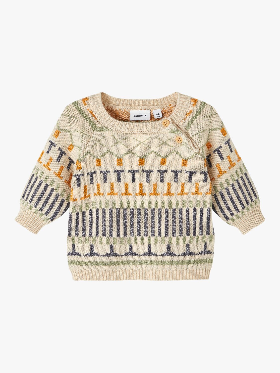 

Джемпер с длинными рукавами Baby Mofolle NAME IT, пейот меланж