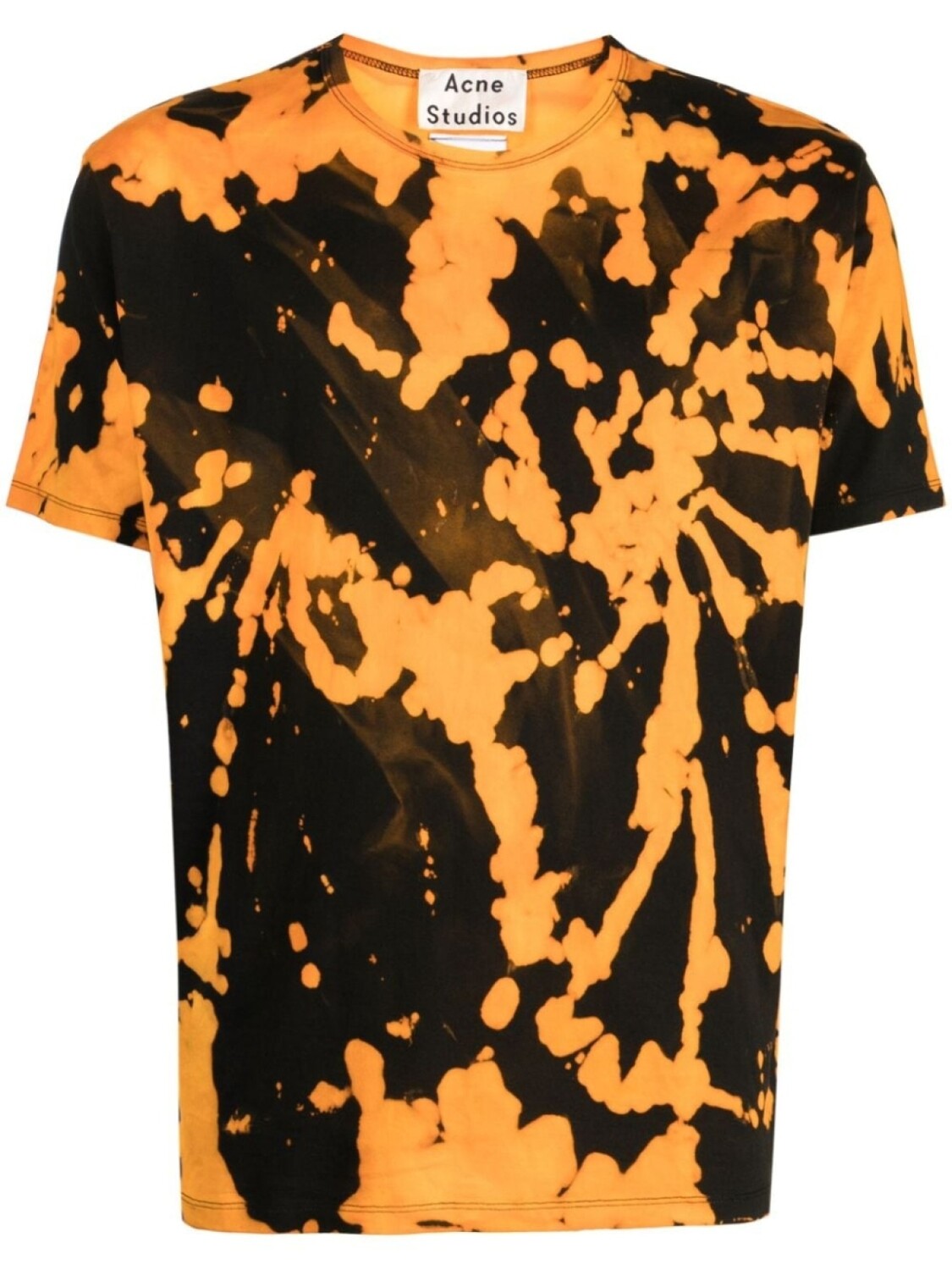 

Stain Shade tie-dye crew-neck T-shirt, черный