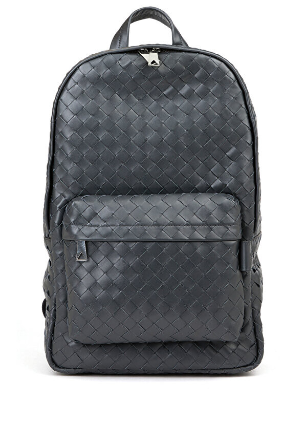 

Intrecciato средний черный мужской кожаный рюкзак Bottega Veneta