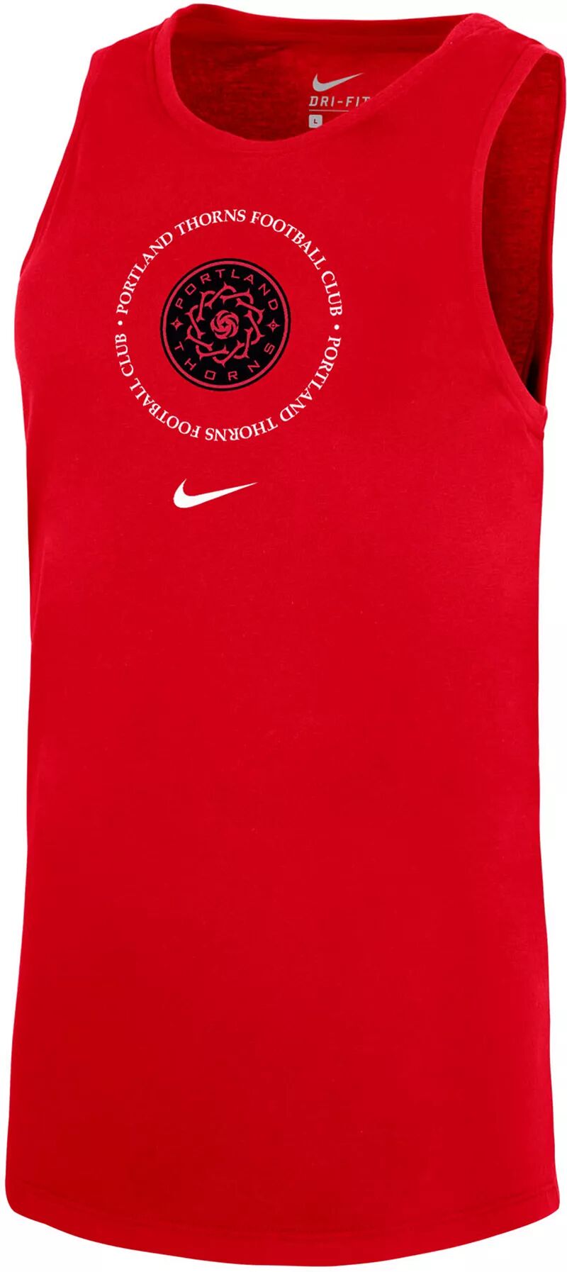 

Женская красная майка с логотипом Nike Portland Thorns 2023