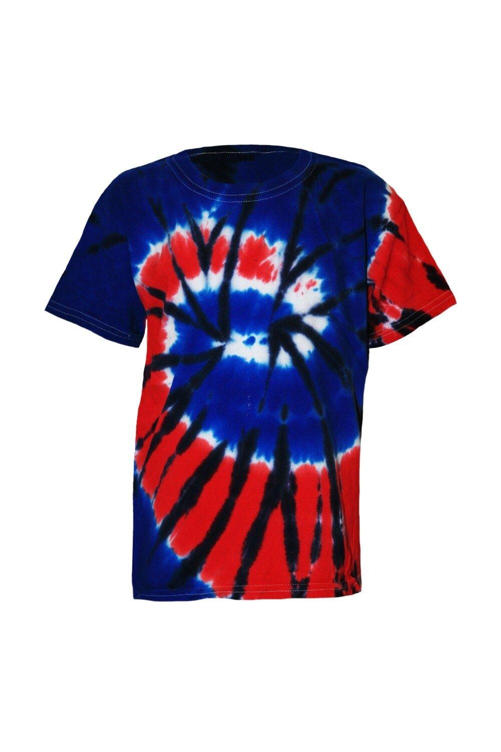 

Футболка Heavyweight с принтом Rainbow Tie Dye Colortone, мультиколор
