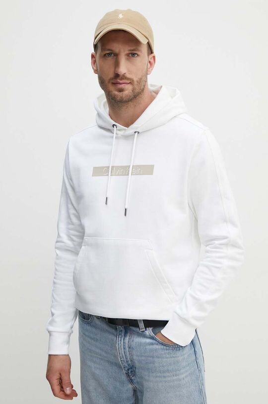 

Хлопковая толстовка Calvin Klein, белый
