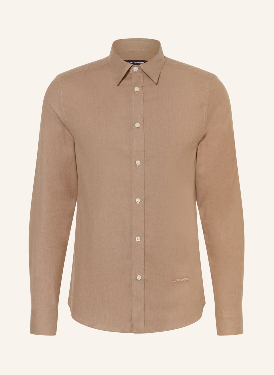 

Рубашка J.LINDEBERG Slim Fit, бежевый