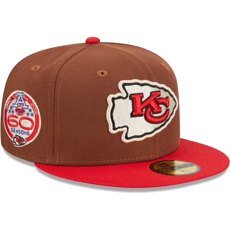 

Бейсболка New Era Kansas City Chiefs, коричневый