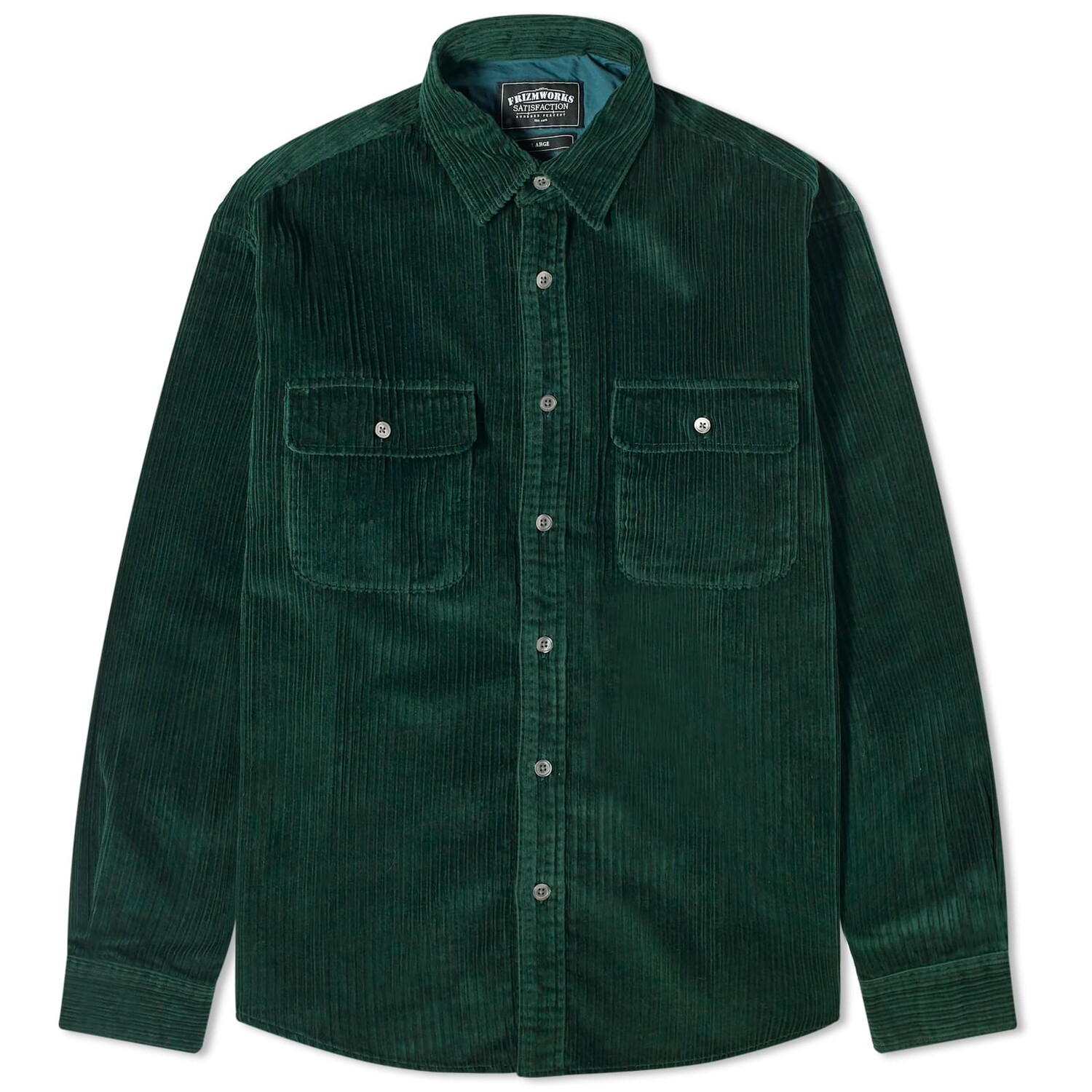 рубашка frizmworks og corduroy черный Рубашка Frizmworks Alternate Corduroy, цвет Dark Green