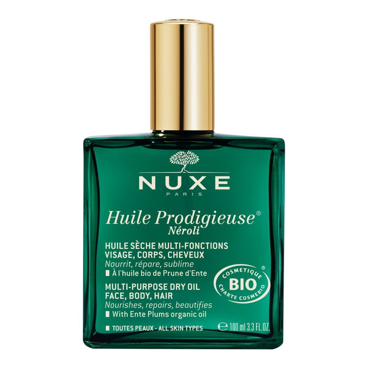 Nuxe Huile Prodigieuse Neroli масло для лица, тела и волос, 100 ml органическое массажное масло отдохнуть и расслабиться detente huile de massage bio lavande neroli 100мл