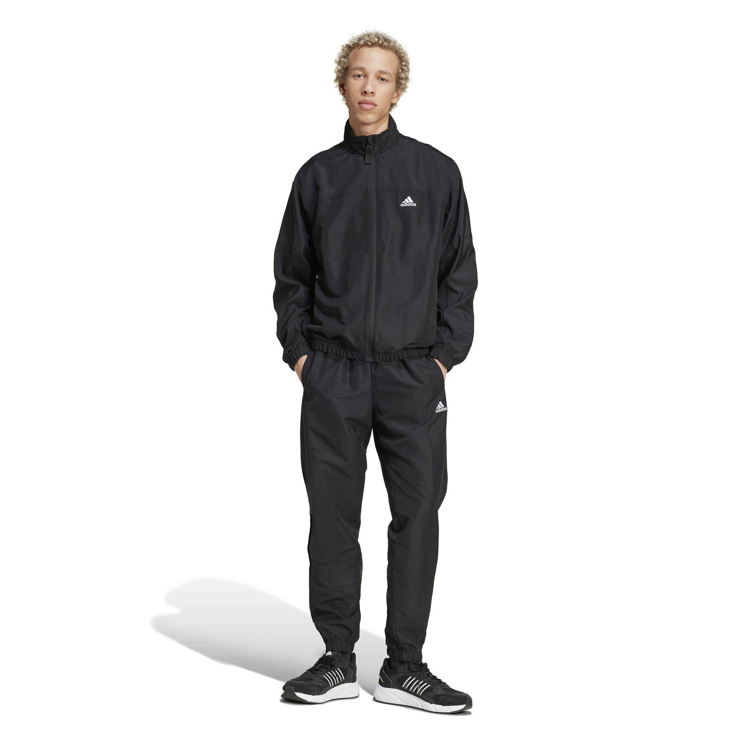 

Тканый спортивный костюм Adidas Sportswear, черный
