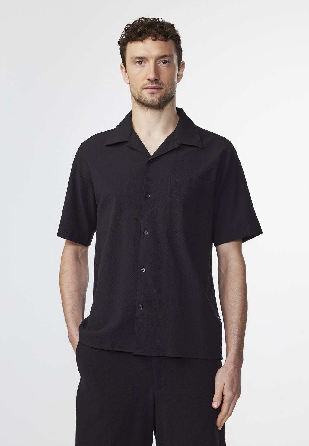 

Рубашка JULIO SS NN.07, цвет black