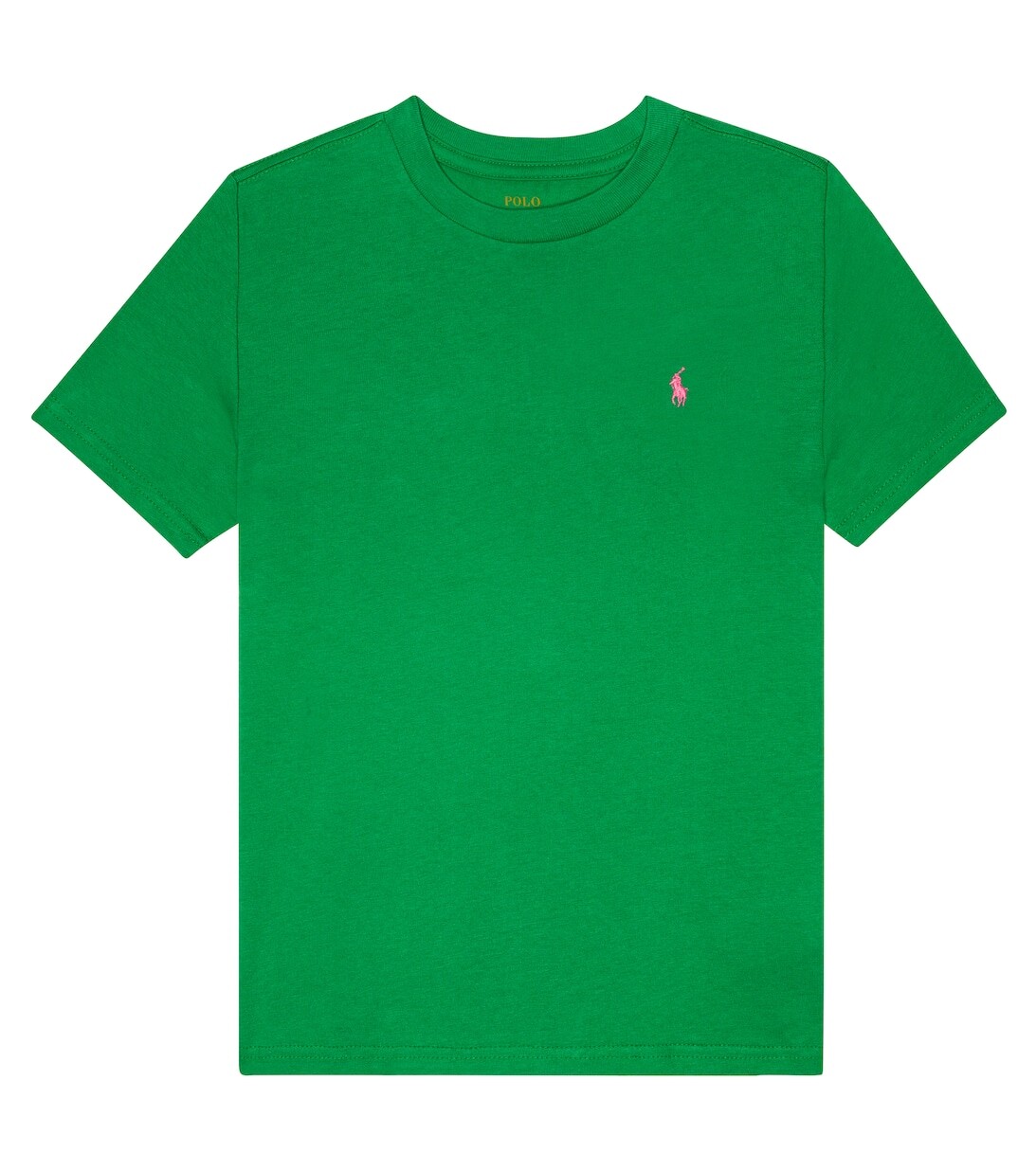 

Хлопковая футболка с логотипом Polo Ralph Lauren, зеленый
