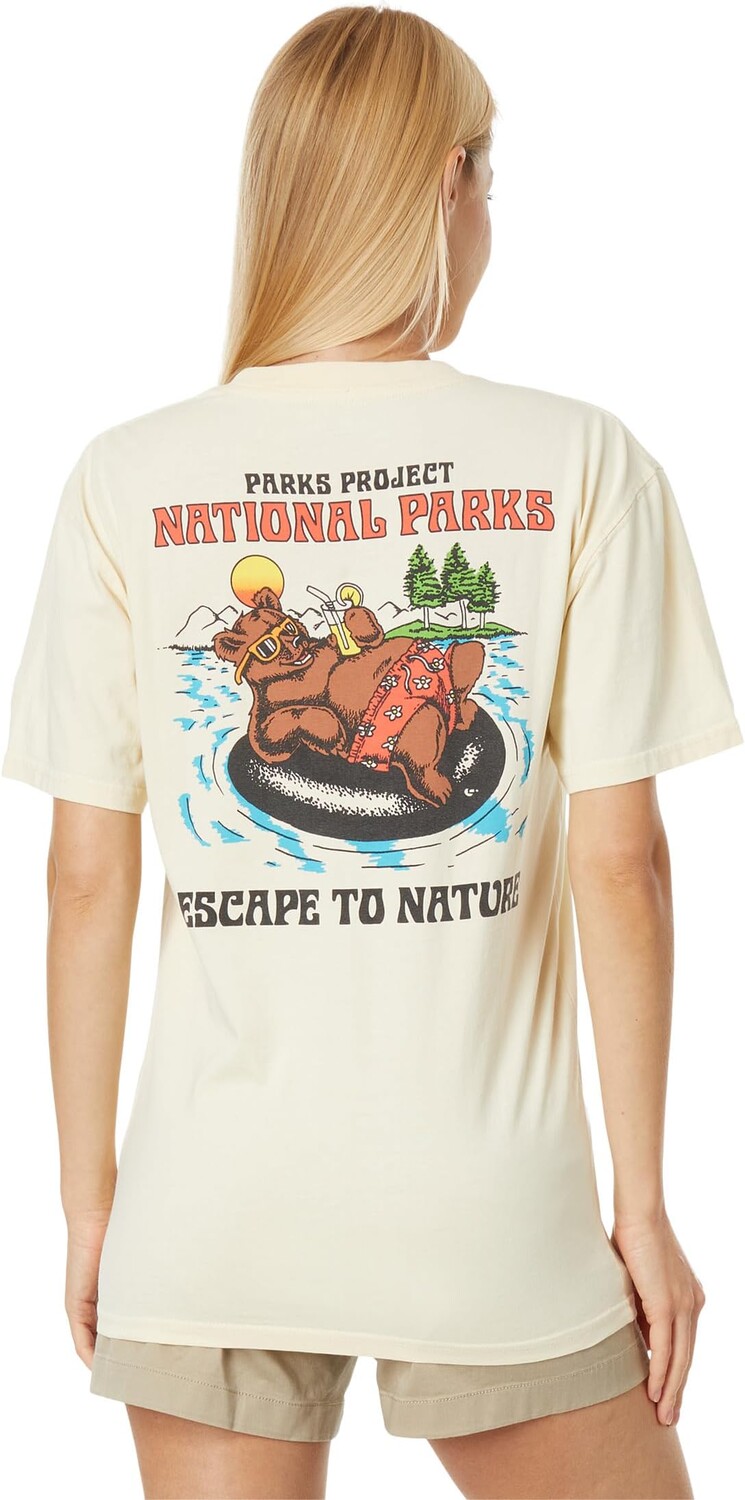 

Футболка с карманами Escape To Nature Bear Parks Project, цвет Natural