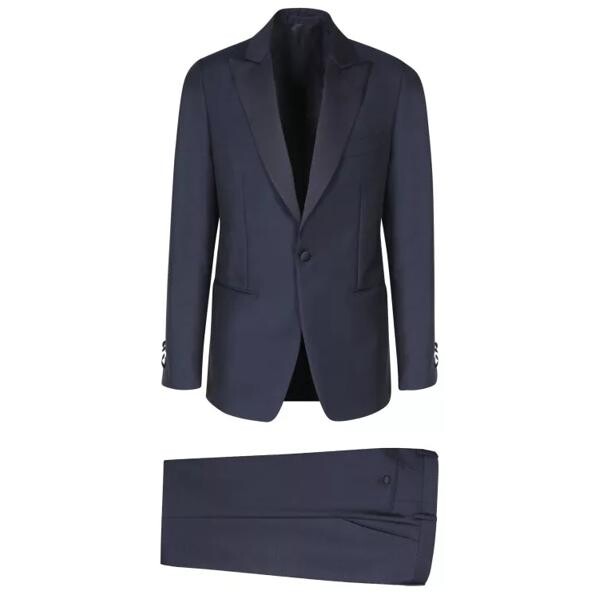

Костюм blue mohair wool smoking Lardini, синий