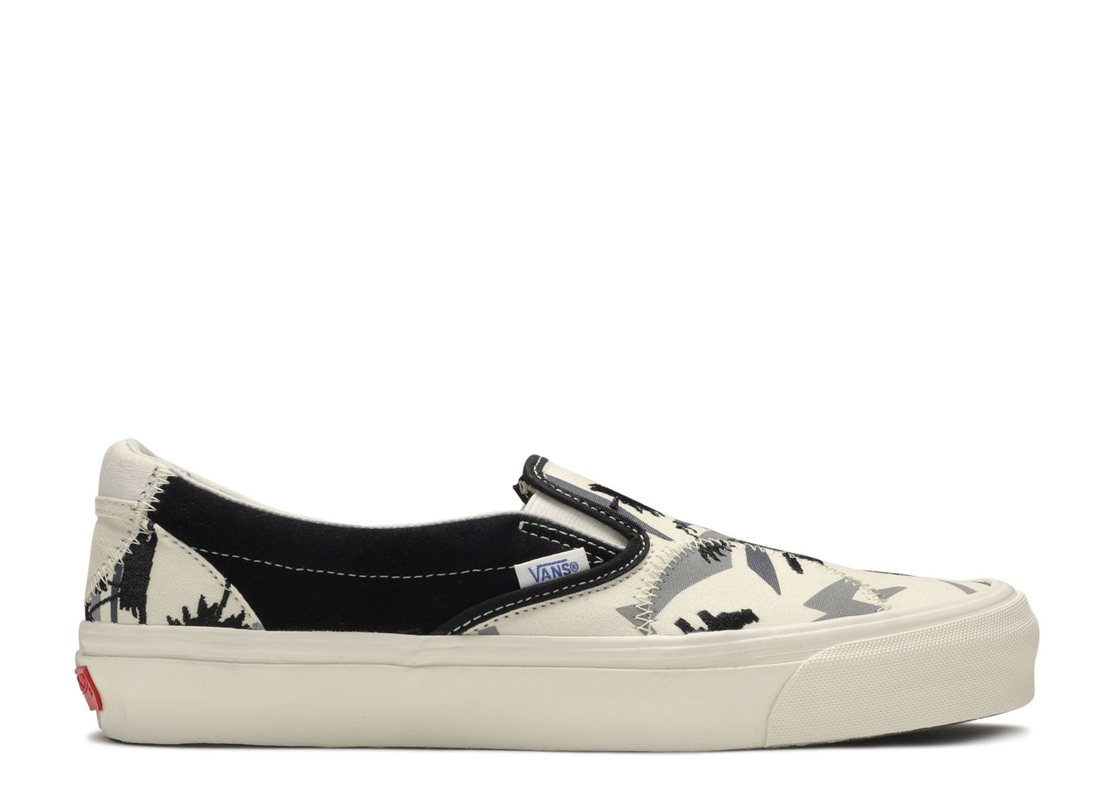 

Кроссовки Vans Classic Slip-On Lx 'Bricolage', черный, Черный;серый