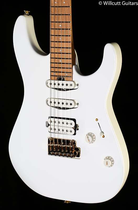 Электрогитара Charvel Pro-Mod DK24 HSS 2PT CM Caramelized Maple Fingerboard Snow White