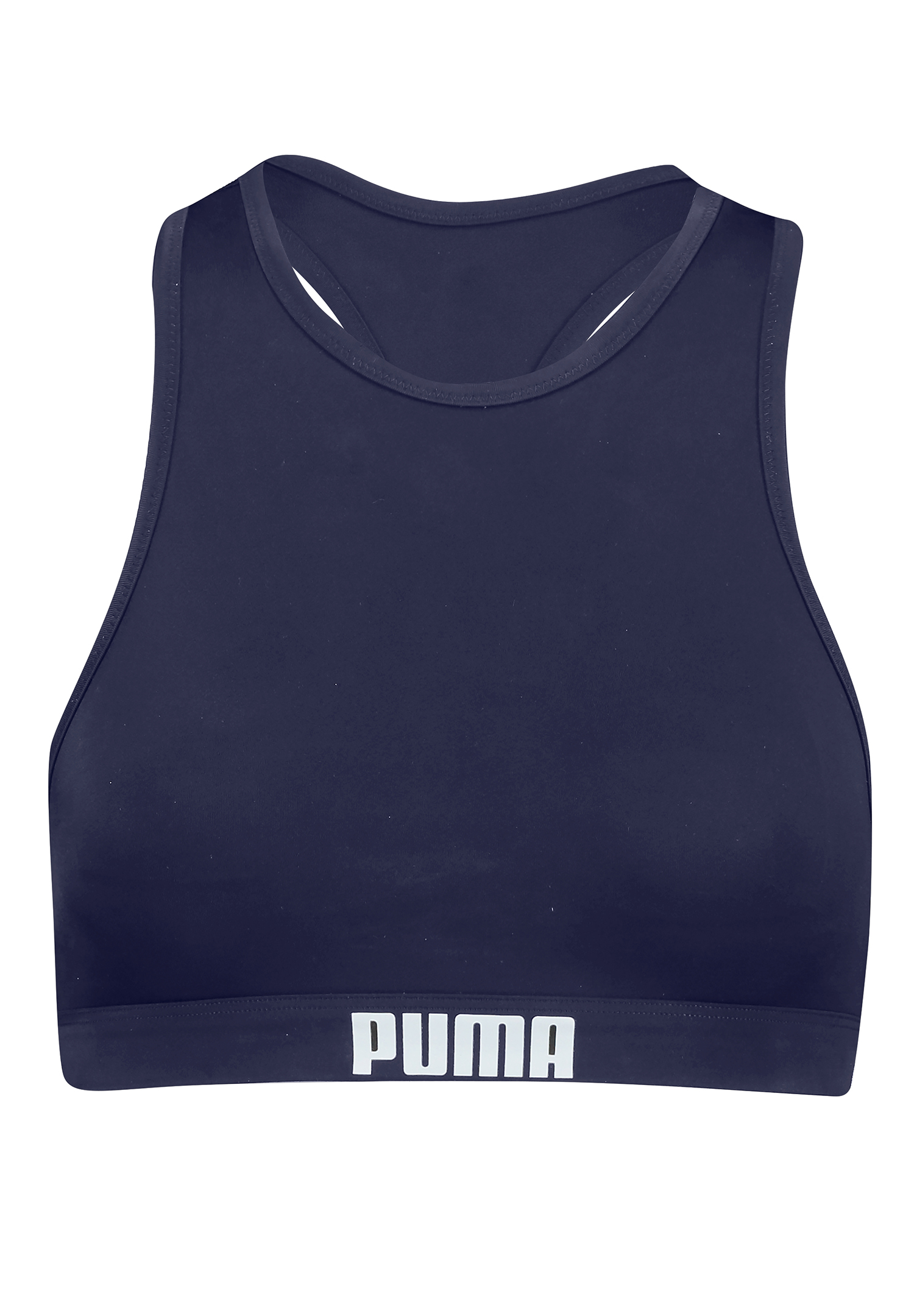 Купальник Puma SWIM WOMEN RACERBACK TOP, темно синий фото