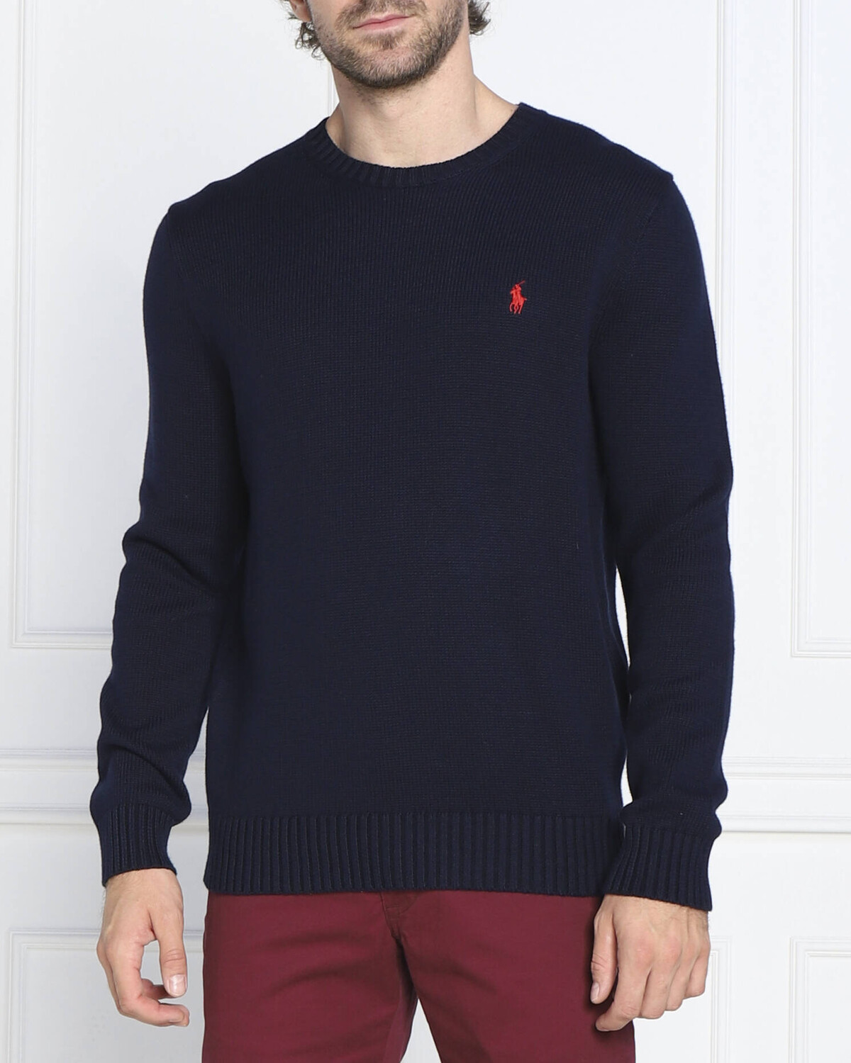 

Свитер POLO RALPH LAUREN regular fit, темно-синий