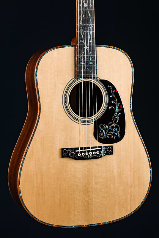 Акустическая гитара Martin D-45 Custom Vine of Harmonics Wild Grain Indian Rosewood and Adirondack S