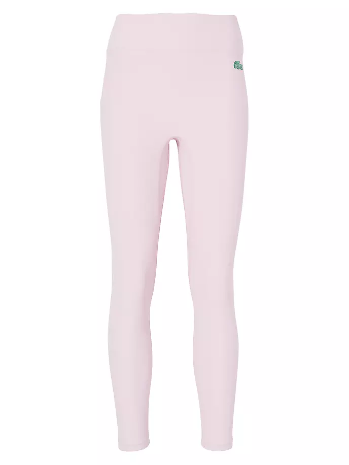 

Спортивные леггинсы рельефной вязки Lacoste X Bandier, розовый