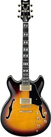 

Электрогитара Ibanez JSM10 John Scofield Electric Guitar with Case Yellow Sunburst
