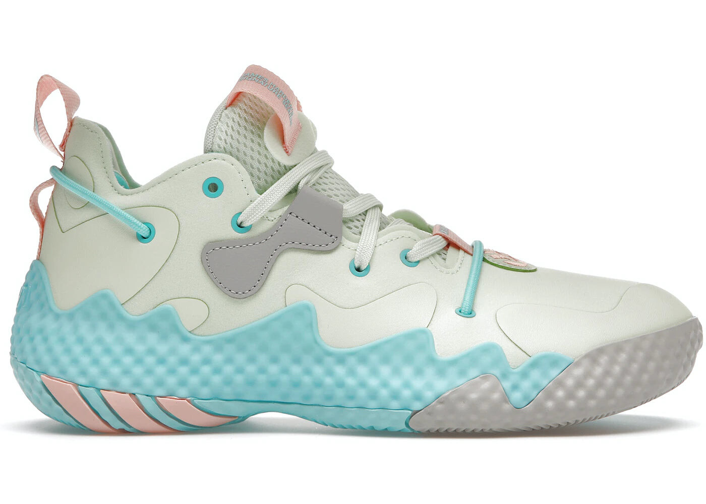 

Кроссовки мужские Adidas Harden Vol. 6 Gren Mist Pulse Aqua, разноцветный