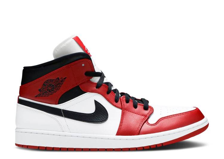 

Кроссовки AIR JORDAN 1 MID 'CHICAGO', белый, Белый;серый