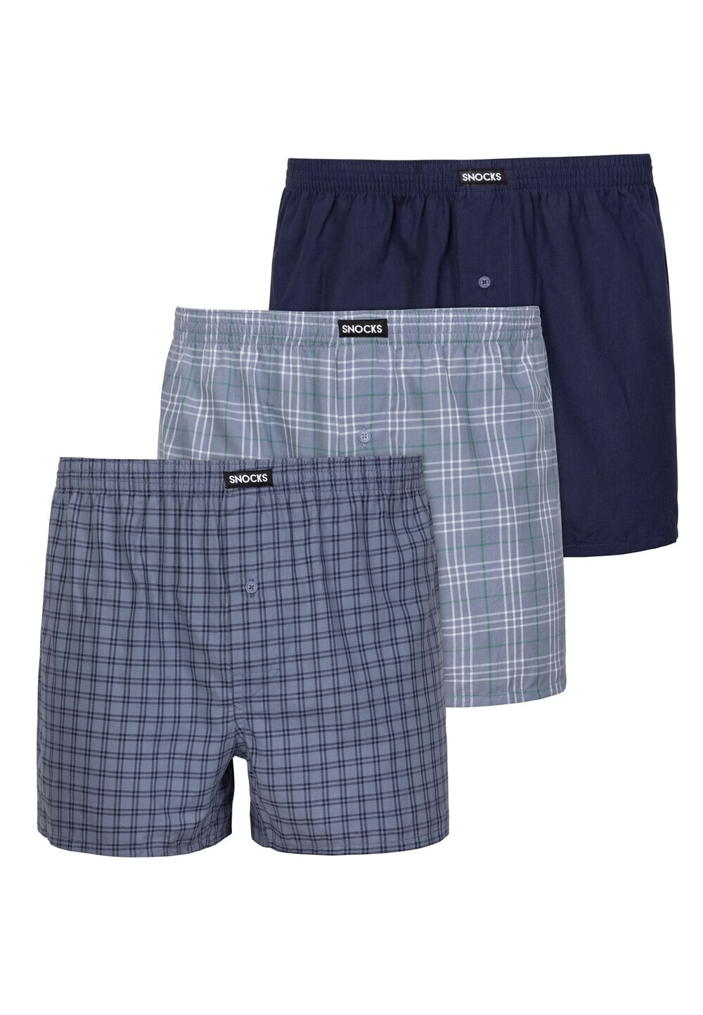

Трусы боксеры Snocks American Woven weit, синий
