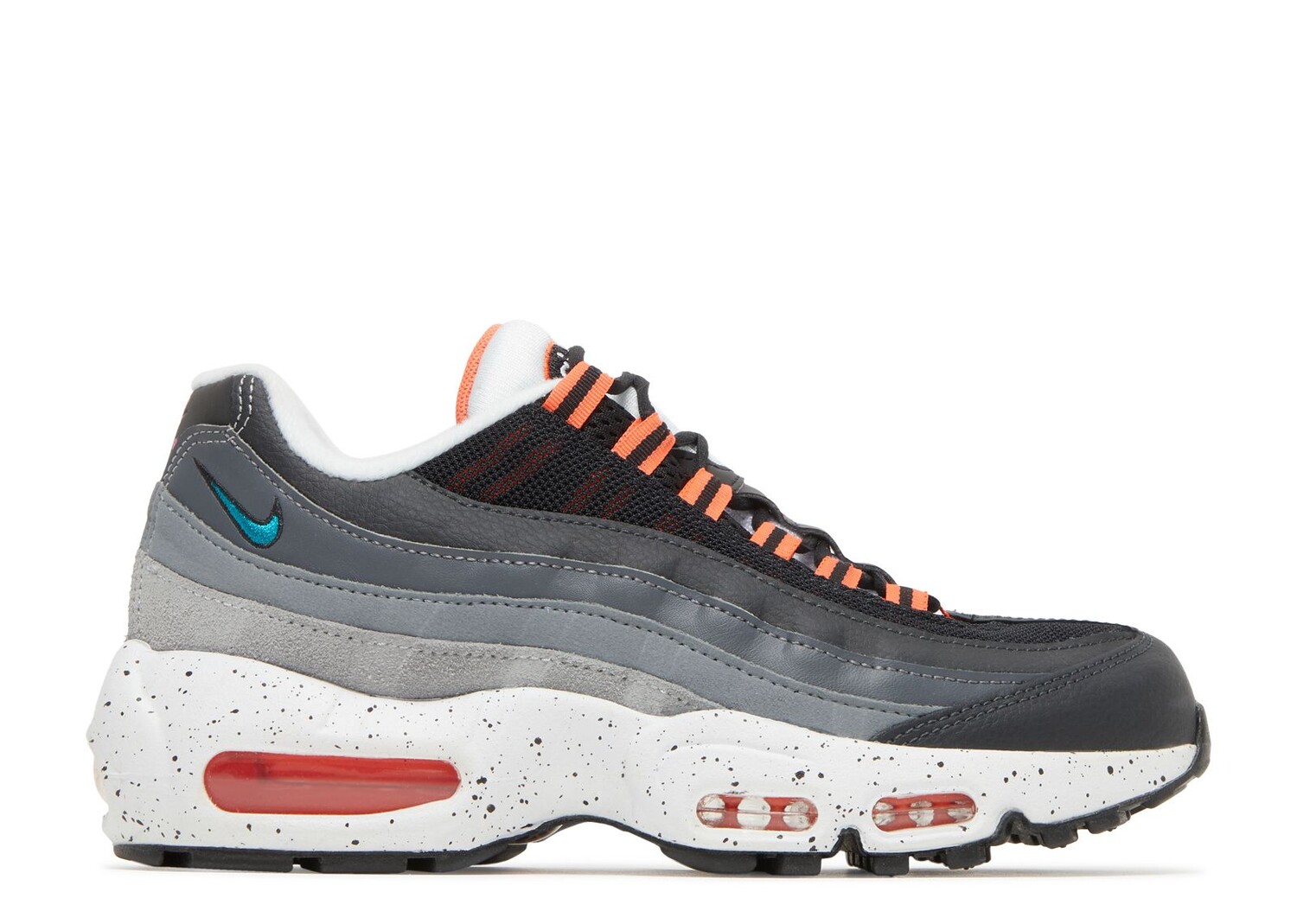

Кроссовки Nike Air Max 95 Recraft Gs 'Black Aquamarine', черный