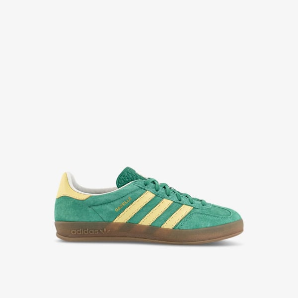 

Замшевые низкие кеды gazelle indoor Adidas, зеленый