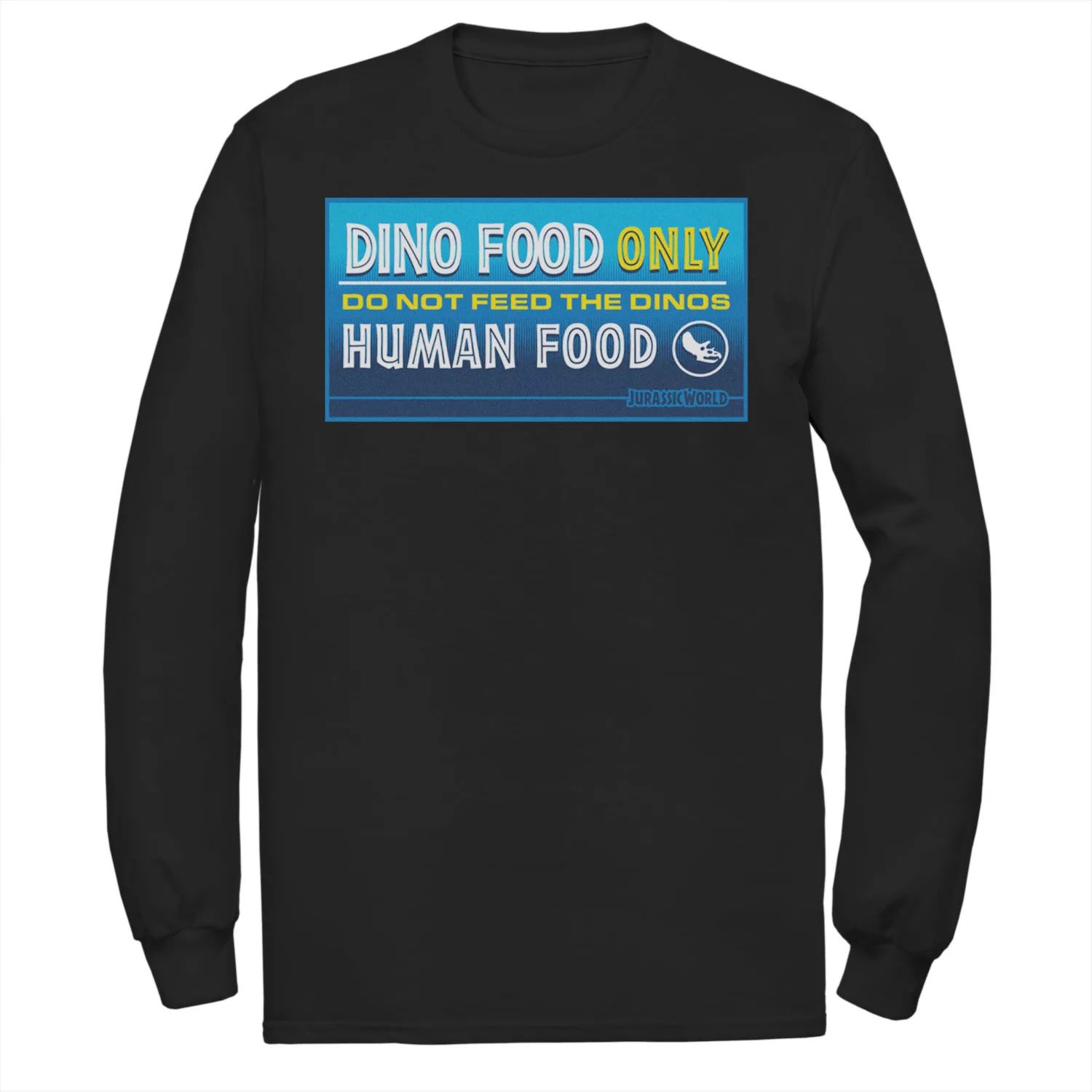 Мужская футболка Jurassic World Do Not Feed The Dinos с надписью Licensed Character