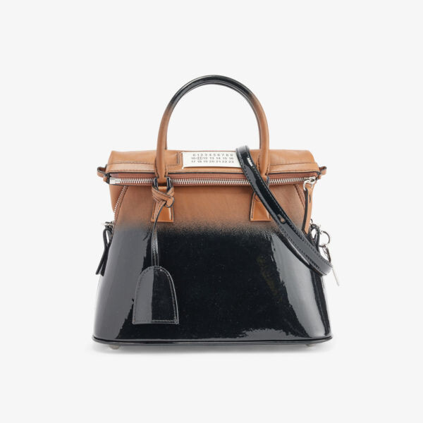 

Кожаная сумка classique mini с верхней ручкой Maison Margiela, коричневый