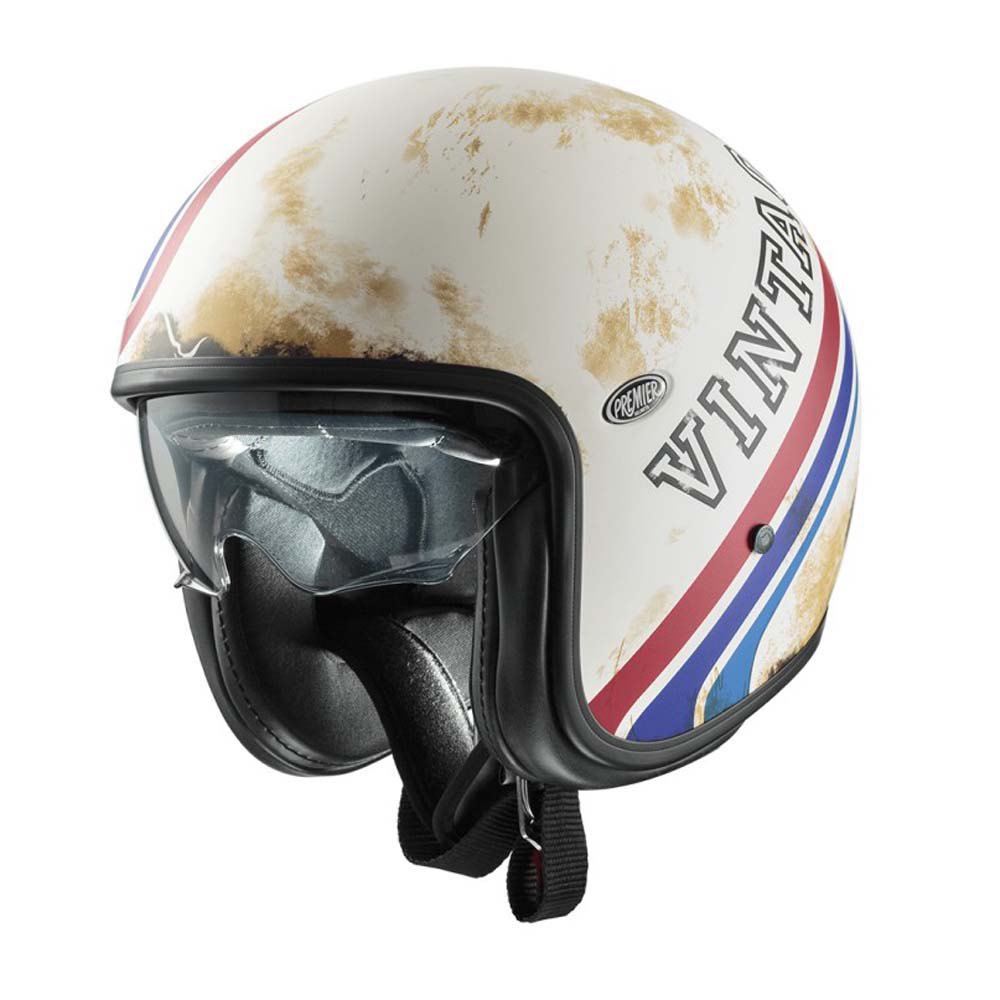 Открытый шлем Premier Helmets 23 Vintage BTR 12 BM 22.06, белый
