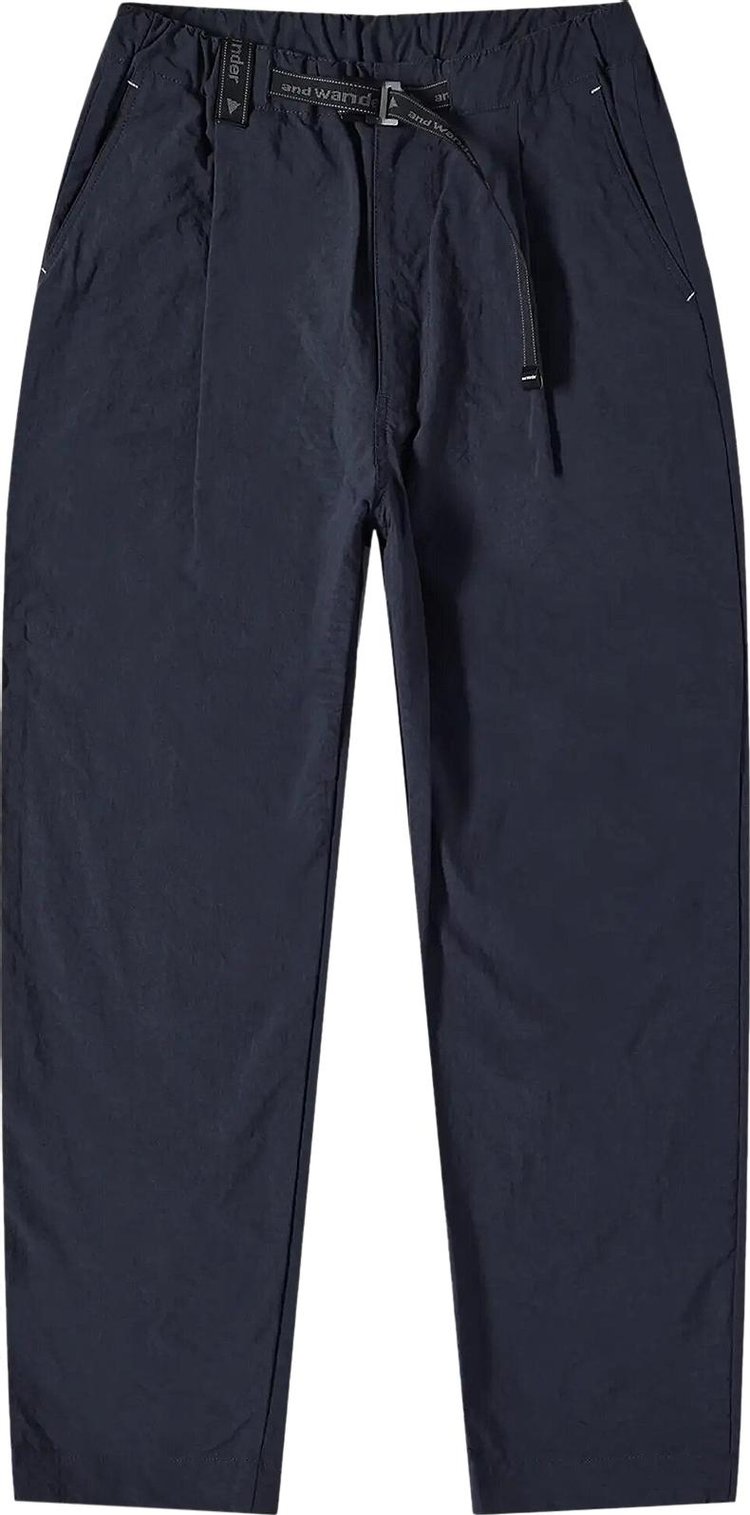 мужские брюки gramicci wool blend tuck tapered синий размер m Брюки And Wander Chino Tuck Tapered 'Navy', синий