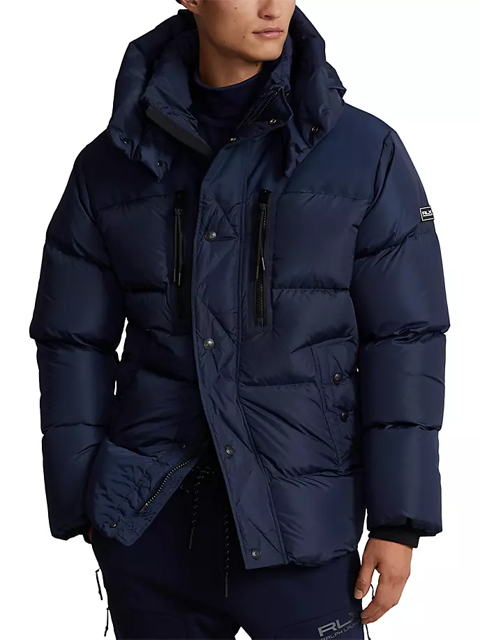 

Пуховик Garston с капюшоном Rlx Ralph Lauren, темно-синий