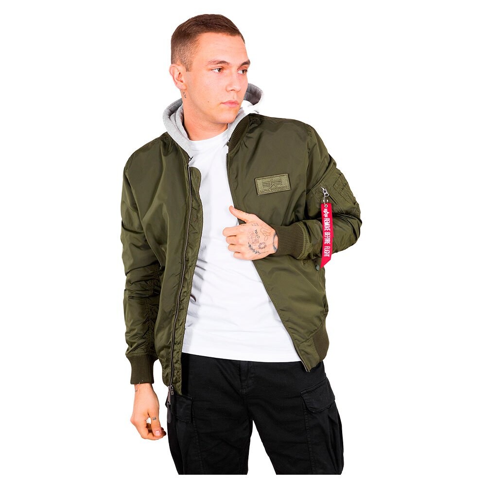

Куртка Alpha Industries MA-1 TT, зеленый